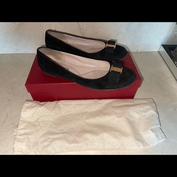 Ferragamo Suede Ballet Flats - Picture 5 of 5